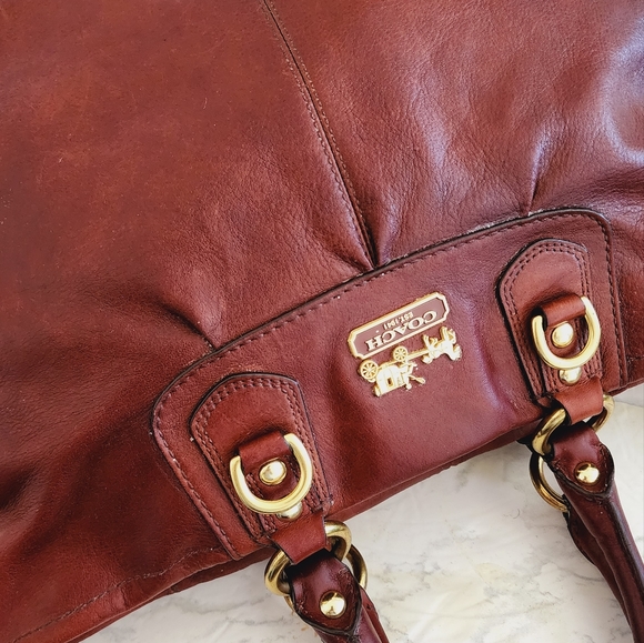 Coach Madison Julianne Brown Leather Shoulder Bag 12935 - Picture 5 of 16